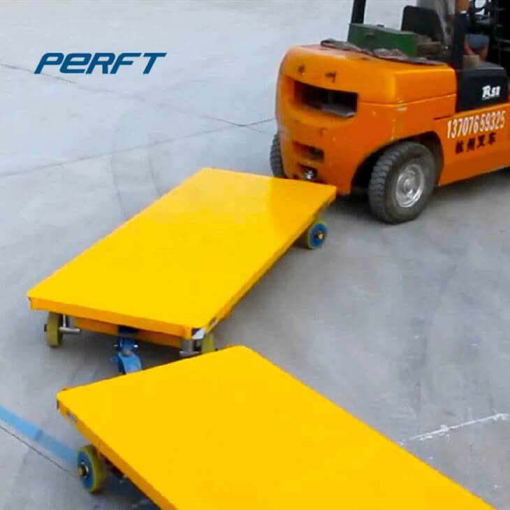 10T Cable Drum Powered Transfer Cart On Rails